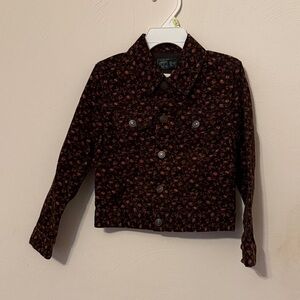 Ralph Lauren Kids Dark Floral Jean Jacket